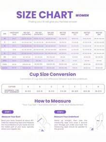 Plus Size Women Nursing Bras, Front Open Wireless Double-Layer Seamless Maternity Bras With Detachable Breathable Pads, Lift - Purple - View 6