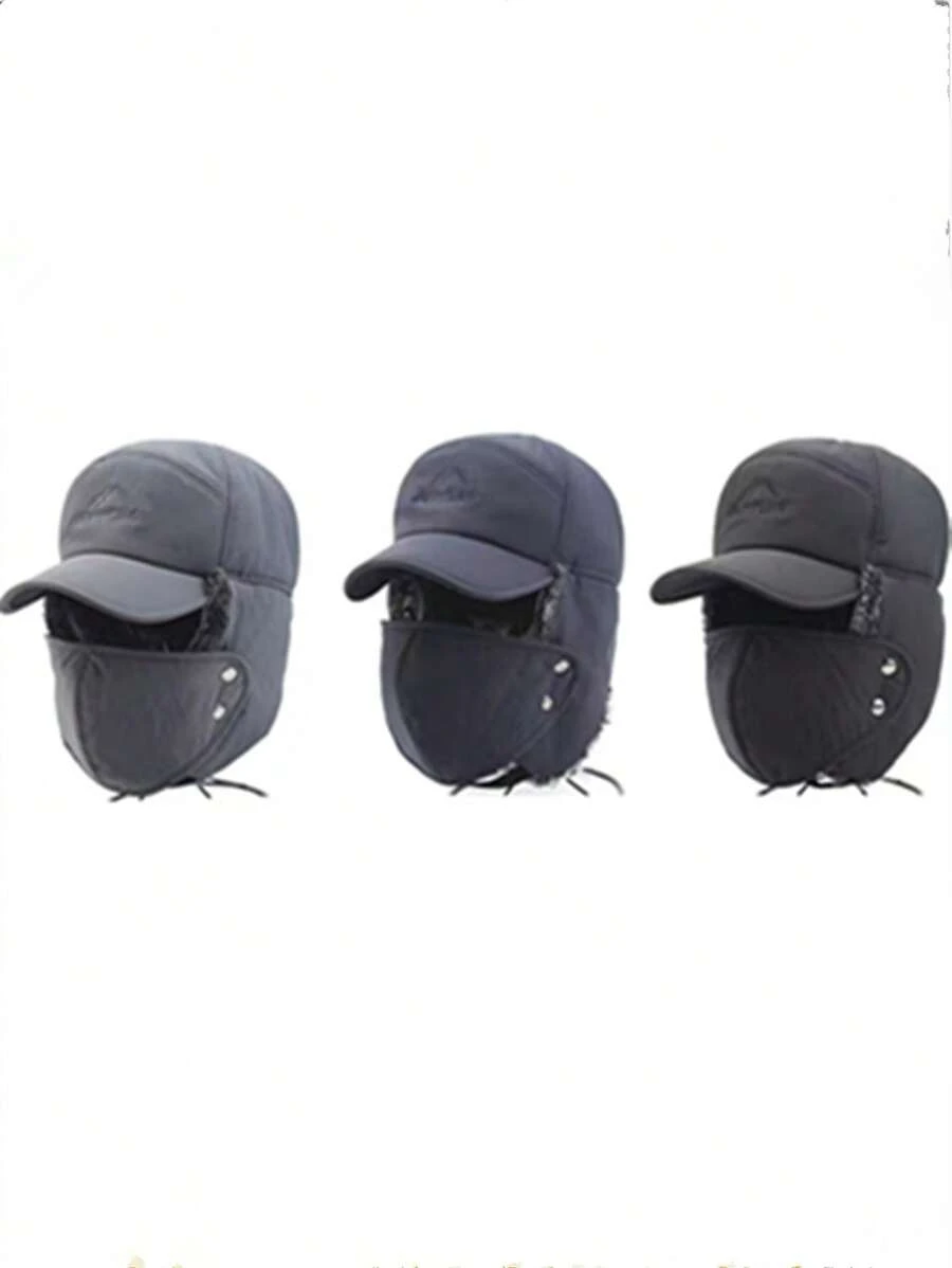 1 件装男士加厚保暖内衬保暖帽护耳猎人帽，秋冬季