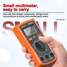 1pc Automatic Professional Digital Multimeter, Manual Range , Voltage Tester Ammeter Voltmeter , Measures Voltage, Current, Resistance, Tests HFE, Continuity