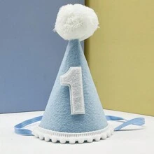 1 件可折叠纯色/雏菊花装饰迷你帽，适合生日派对和摄影道具 - 彩色 - 查看 2