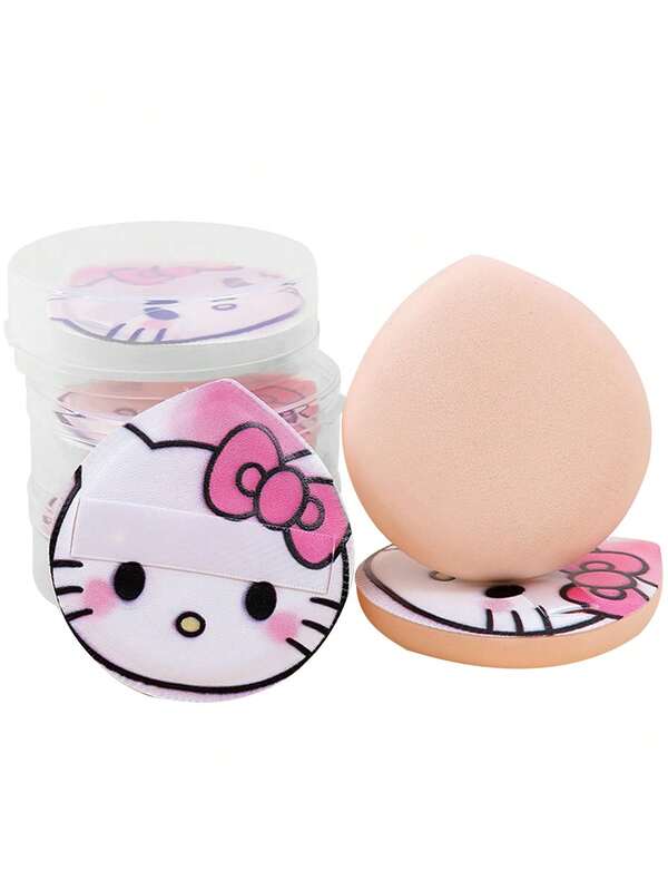 1 szt. Dwustronna gąbka z poduszką powietrzną - bezwonna gąbka do mycia na mokro i na sucho do normalnych typów skóry (niektóre części mogą być losowe)