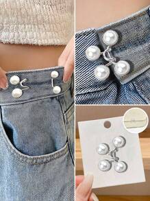 Women's Waist Tightener Buckle Flower Shaped Brooch Waist Adjuster For Jeans Skirts No Sew And No Tools Instant Pants Adjustable Button Pins Metal Anti-Walking Light Brooch Sweater Shawl Clip Waist Pin Clothes Accessories Skirt Waist Pin For Jeans Skirts Pants Waist Tightener Bag Charm Accessories Travel Essential For Office Outdoor Back To School Gift For Women And Girls