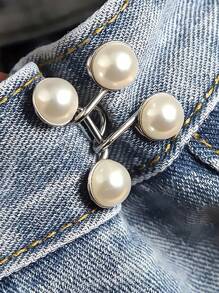 Women's Waist Tightener Buckle Flower Shaped Brooch Waist Adjuster For Jeans Skirts No Sew And No Tools Instant Pants Adjustable Button Pins Metal Anti-Walking Light Brooch Sweater Shawl Clip Waist Pin Clothes Accessories Skirt Waist Pin For Jeans Skirts Pants Waist Tightener Bag Charm Accessories Travel Essential For Office Outdoor Back To School Gift For Women And Girls