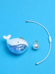 1 szt. Wielokolorowy brelok w kształcie wieloryba, para, brelok, prezent na Halloween, pamiątka, akcesoria do samochodu szkolnego, urocze gotyckie Y2k, Boże Narodzenie