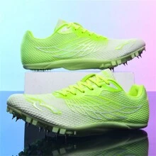 Professional Track And Field Running Athletic Spikes Shoes, Casual Everyday Wear - Mint Green - View 8