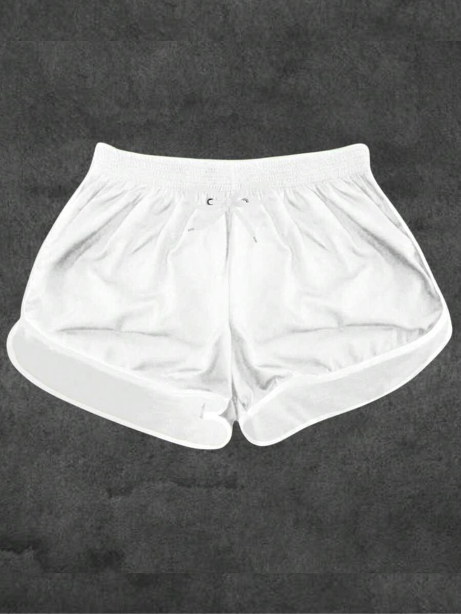 Tectel Women's Shorts For Training Walking, Light, Comfortable, Soft - 白色 - 查看 1