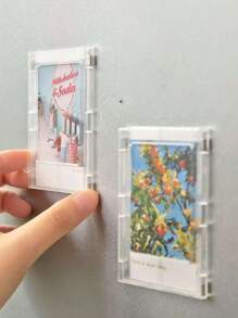 1pc Mini Message Card Refrigerator Magnet Best Gifts Birthday - White - View 1