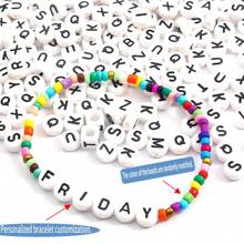 Personalized DIY Beaded Bracelet Customization. Customize The Bracelet You Need - White - View 2