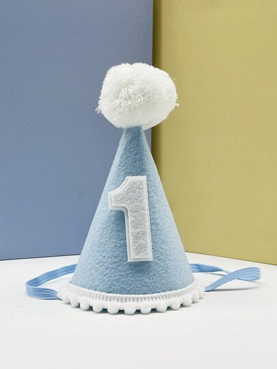 1pc Foldable Solid Color/Daisy Flower Decorative Mini Hat, Suitable For Birthday Party & Photo Props