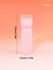 1 Stück/3 Stücke Haarfarbstoff Flasche mit Kamm-Zähnen, Behälter für Färbepaste, Haarpflege Topf, Shampoo Flasche. Diese sorgfältig gestalteten Beauty- und Friseur-Werkzeuge machen Ihre Haarpflege und Styling einfacher und spaßiger!
