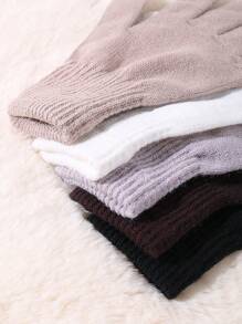 5/3/1 Đôi Găng tay ma thuật mùa đông Găng tay dệt kim màu đen Găng tay co giãn ấm áp cho trang phục cosplay thời tiết lạnh - Nhiều màu - Xem 2