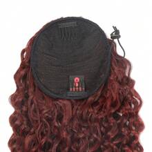 OPEN CURLY PONYTAIL 70cm OLGA FASHION CLASSIC - Burgundy - View 6