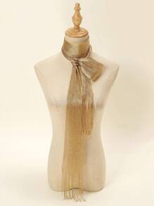 1pc Women Fashionable All-Match Breathable Scarf For Commute, Lightweight Solid Color Chiffon Scarf Winter Fall - Multicolor - View 14