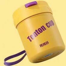 1 件 350ml/10.1oz 吸管保温杯，不锈钢迷你保温杯带吸管，高品质学生情侣便携式水瓶 - 彩色 - 查看 8