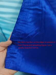 1pc Duchess Satin Faux Silk Fabric For Wedding Dress DIY Crafting - Royal Blue - View 7
