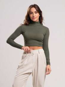 Women Tank Tops & Camis - 棕色,軍綠色,裸色 - 查看 7
