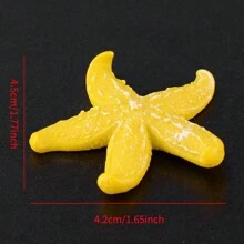 地中海风格迷你海星树脂水族箱装饰、DIY 景观配件、家居装饰摄影道具 - 彩色 - 查看 4