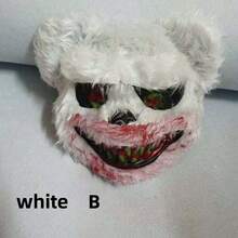 1 mặt nạ gấu chụp ảnh, mặt nạ động vật nhồi bông cho tiệc Halloween, vũ hội hóa trang, màu sắc/kiểu dáng ngẫu nhiên - Nhiều màu - Xem 6