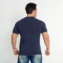 Men T-Shirts - Màu xanh hải quân - Xem 9