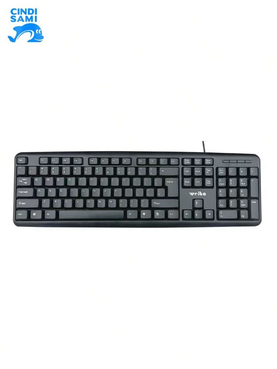 Teclado USB De Office Home Teclado Con Cable Actualizado Para Juegos