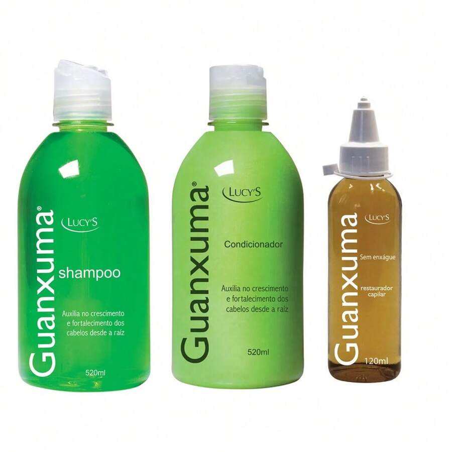 Guanxuma Kit With Shampoo And Conditioner 520ml And Hair Tonic 120ml - Helps Strengthen Hair From The Root - Lucys - 彩色 - 查看 1