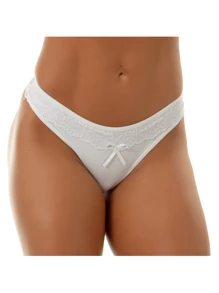 Kit (3 Units) Double Thong Panties With Sunshine Lace