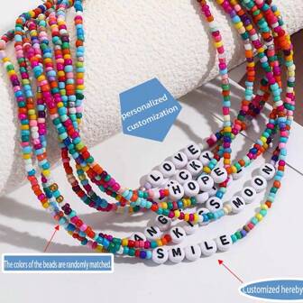 Personalized DIY Beaded Bracelet Customization. Customize The Bracelet You Need