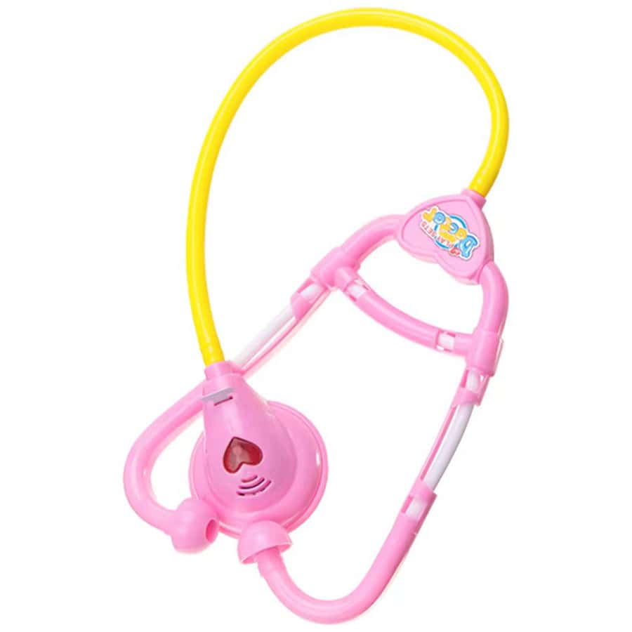 Juguete de estetoscopio, juguete de simulación de doctor con luz, disponible en 2 colores - Multicolor - Ver 1