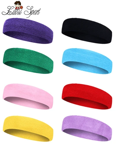 1 Piece 20cm Sports Headband Men's And Women's Sports Sports Fitness Sports Running Sports Light And Breathable Headband Light And Breathable