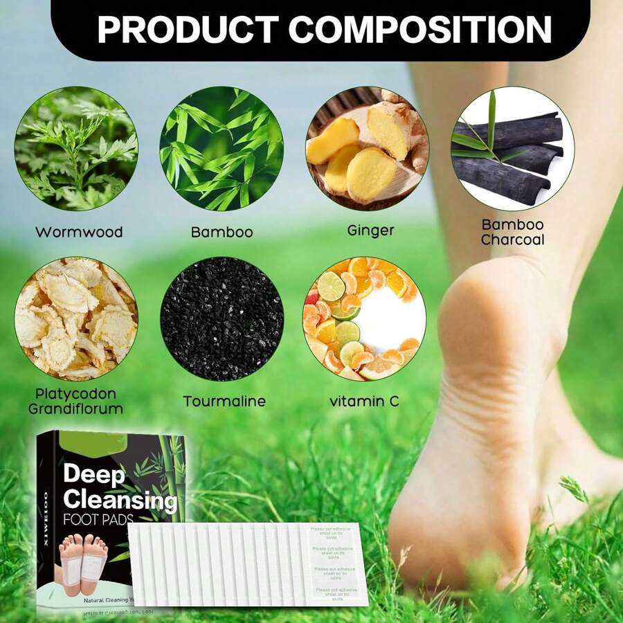 [10pcs] Natural Foot Pads, Foot Care Patches, Made Of Natural Materials