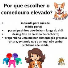 Elevated Pet Feeder Or Waterer 1000ML For Medium-Sized Dogs - Đỏ - Xem 4
