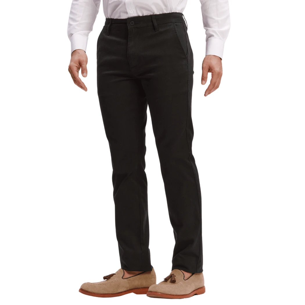 Black Chino Pants: The Right Choice For Men - 黑色 - 查看 1
