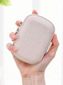 1pc 8-Compartment Pill Case, Portable Sealed Medicine Box, Mini Portable Pills Organizer Case, Waterproof And Moisture-Proof Travel Medicine Storage Box Small Pill Box With Separate Layers, Pocket Pill Box, Dispenser For Purse Vitamin Fish Oil Compartments Container Medicine Box, Medicine Organizer, Suitable For Outdoor Camping, Hiking, Fishing, Moisture-Proof, Mountaineering, And Travel