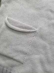 大码女式长袖套头毛衣，带侧袋，秋冬必备单品