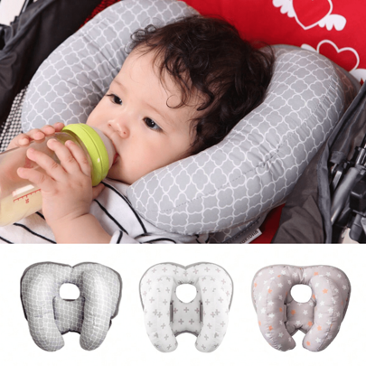 1 PIEZA Soporte ajustable para la cabeza y el cuello del asiento de coche para bebé, de múltiples funciones - Soporte ergonómico para el cuello y la cabeza para bebés e infantes, cojín de coche para niños con tela suave y transpirable, ideal para viajes largos y uso diario