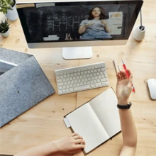10 piezas Bolígrafos de punta fina de escritura suave con frases motivacionales para pantalla táctil - Negro - Ver 3