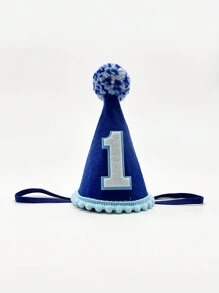 1 件可折叠纯色/雏菊花装饰迷你帽，适合生日派对和摄影道具 - 彩色 - 查看 4