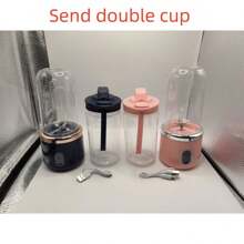 1pc Rechargeable Portable Juicer Blender, Small Household Mini Juice Maker For Student