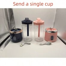 1pc Rechargeable Portable Juicer Blender, Small Household Mini Juice Maker For Student