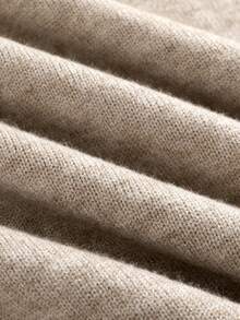 GIGOGOU 秋冬保暖女士宽松高领毛衣休闲长袖上衣秋季衣服 - 卡其色 - 查看 5