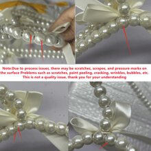 1/2/5/10pcs Pearl Beaded Bow Clothes Hanger, 40cm Plastic Clothes Rack, Pearl Dress Pants Coat Hangers For Adult Clothes,Princess Clothespins Wedding Dress Hanger