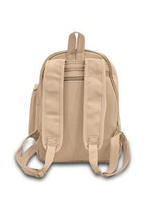 Women's Backpack Bag PU Leather With Multifunctional Case W2008 - 米色 - 查看 2