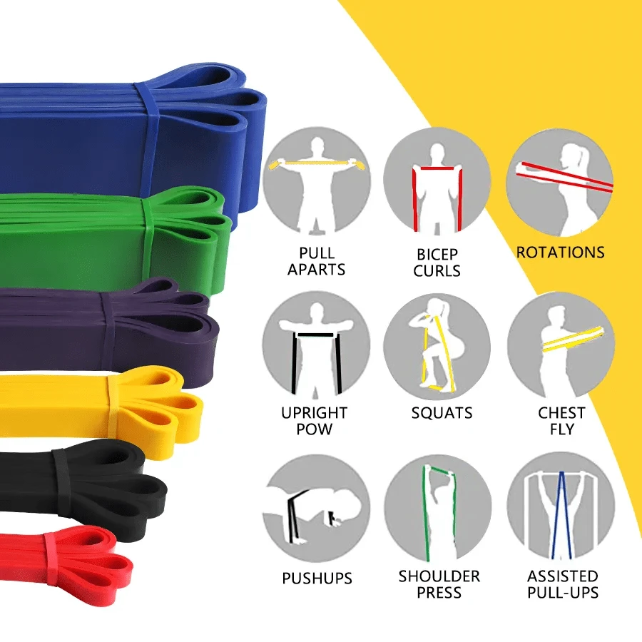 Heavy Resistance Band, Elastic Band, Pull Up Assist Band, Strength Training Gym Accessories