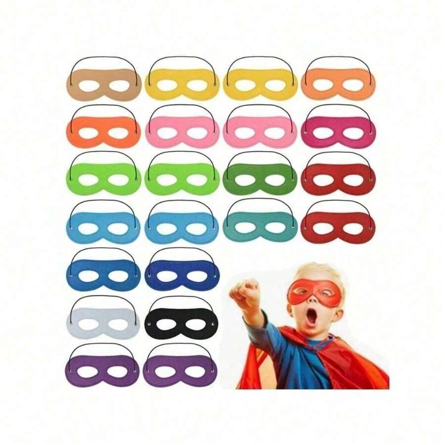 11 Stücke 17cm/6,6 Zoll Kinderthemen Party Masken, Lieblingsdekorationen für Superhelden Masken der Kinder, Superhelden-Themenkostüme für Geburtstage, Kinderfotos in der Rolle von Superhelden, Requisiten, Kostüme, Rollenspiele, Halloween, Weihnachten, Geburtstag usw., Partyartikel
