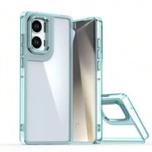 Iphone 16 Metal Camera Frame & Button Shiny Hard Shell With Soft Edge Anti-Drop Protective Phone Case, Compatible With IPhone Xs Max, 11, 12, 13, 14, 15 Pro Max, Samsung S20, S21 FE, S22, S23, S24 Ultra, Redmi Note 12, 13C, A Pro, OPPO A57, A78, A98, A2, A38, A58