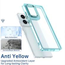 Iphone 16 Metal Camera Frame & Button Shiny Hard Shell With Soft Edge Anti-Drop Protective Phone Case, Compatible With IPhone Xs Max, 11, 12, 13, 14, 15 Pro Max, Samsung S20, S21 FE, S22, S23, S24 Ultra, Redmi Note 12, 13C, A Pro, OPPO A57, A78, A98, A2, A38, A58