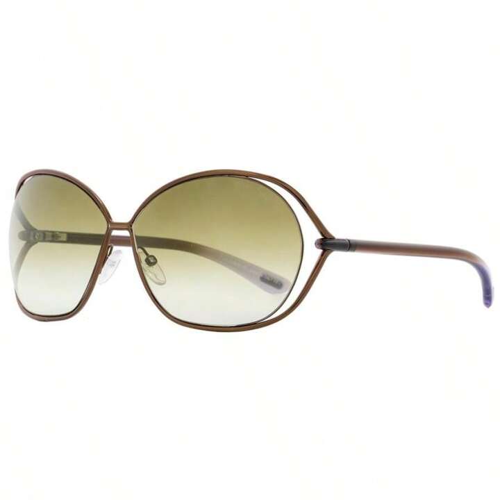 Tom Ford Women's Sunglasses TF157 Carla 48F Shiny Brown
