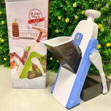 Cortador y rayador de verduras, cortador manual de papas, rebanador de verduras. - Multicolor - Ver 1