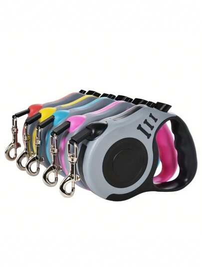 Double-Switch Retractable Pet Leash, Easy To Control, Comfortable To Hold, And Comfortable