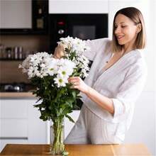 6/8/9/12pcs Clear Acrylic Flower Vases, Transparent Bud Vase For Wedding Centerpiece Decorations, Clear Vase For Party Home Decor, Suitable For Wedding, Dining Table, Party, Living Room, Bedroom, Kitchen, Office Gifts Birthday Graduation